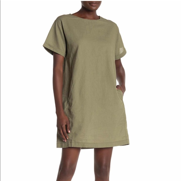 linen button front maxi dress Early 00s Zara Woman Linen Button Down Maxi Beige Dress main image 1